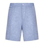 Bermuda Shorts Dolce & Gabbana , Blue , Heren