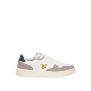 Witte Leren Sneakers Lyle & Scott , White , Heren