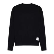 Zwarte Sweater Plus Stijl Jil Sander , Black , Heren