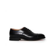 Klassieke Zwarte Leren Loafer Schoenen Church's , Black , Heren