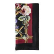 Luxe Zijden Sjaal Collectie Dolce & Gabbana , Multicolor , Dames