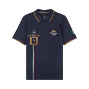 Blauw Polo Shirt Sophisticated Casual Elegance Aeronautica Militare , ...