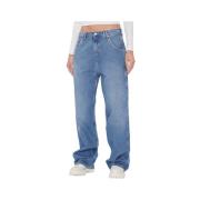 Klassieke Blauwe Denim Jeans Tommy Jeans , Blue , Dames