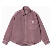 Denim Shirt Jacket Dusty Fuchsia Stone Carhartt Wip , Purple , Dames
