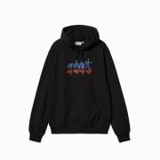 Grafische Stereo Hoodie Zwart Carhartt Wip , Black , Heren