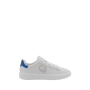 Witte Sneakers Minimalistisch Ontwerp Blauer , White , Heren