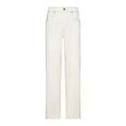 Ivory Jeans voor Stijlvolle Look Brunello Cucinelli , Beige , Dames