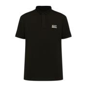 Polo met logo Emporio Armani EA7 , Black , Heren