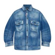 Denim overhemd Dsquared2 , Blue , Dames