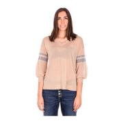 Stijlvolle Pullover met Mouwen Kangra , Pink , Dames