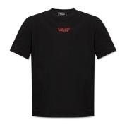 T-shirt met logo Dsquared2 , Black , Heren