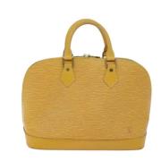 Pre-owned Leather louis-vuitton-bags Louis Vuitton Vintage , Yellow , ...