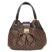 Pre-owned Fabric shoulder-bags Louis Vuitton Vintage , Brown , Dames