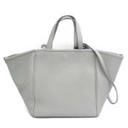 Pre-owned Leather totes Celine Vintage , Blue , Dames