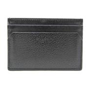 Pre-owned Leather wallets Bvlgari Vintage , Black , Dames