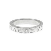 Pre-owned White Gold rings Bvlgari Vintage , Gray , Dames