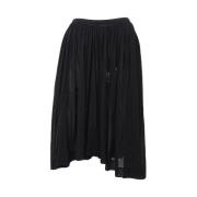 Pre-owned Cotton bottoms Yohji Yamamoto Pre-owned , Black , Dames