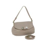 Pre-owned Leather shoulder-bags Chloé Pre-owned , Beige , Dames