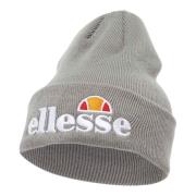 Geborduurde Grijze Logo Beanie Muts Ellesse , Gray , Unisex