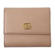 Pre-owned Leather wallets Gucci Vintage , Pink , Dames