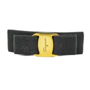 Pre-owned Cotton hair-accessories Salvatore Ferragamo Pre-owned , Blac...