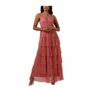 Maxi Jurk Roze Twinset , Pink , Dames