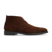 Leren enkellaarzen PS By Paul Smith , Brown , Heren