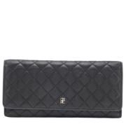 Pre-owned Leather wallets Carolina Herrera Pre-owned , Black , Dames