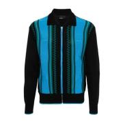 Jacquard Gebreide Zip Cardigan Rassvet , Multicolor , Heren