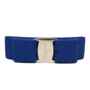 Pre-owned Cotton hair-accessories Salvatore Ferragamo Pre-owned , Blue...