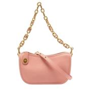Pre-owned Leather shoulder-bags Coach Pre-owned , Pink , Dames