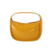 Leather handbags Staud , Orange , Dames