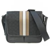 Pre-owned Canvas shoulder-bags Coach Pre-owned , Black , Unisex