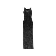 Lange jurk D-Avena-P1 Diesel , Black , Dames