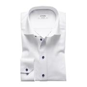 Modern Fit Overhemd Eton , White , Heren