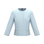 Heldere Blauwe Blazer Set Synthetische Jas Marella , Blue , Dames