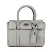 Stijlvolle Bayswater Heavy Grain Tas Mulberry , Gray , Dames