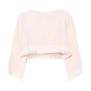 Bloemenpatroon Bell Sleeve Top Zimmermann , Multicolor , Dames