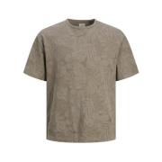 Premium Lunael Falcon Melange T-shirt Jack & Jones , Brown , Heren