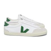 Canvas Volley Sneaker Wit Emeraude Veja , White , Dames