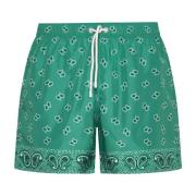 Paisley Print Zwemshorts Palm Angels , Multicolor , Heren