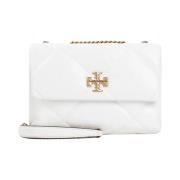 Diamant Quilt Convertible Tas Tory Burch , White , Dames