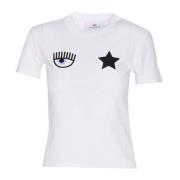 Witte T-shirts en Polos Chiara Ferragni Collection , White , Dames