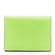 Pre-owned Leather wallets Hermès Vintage , Green , Dames