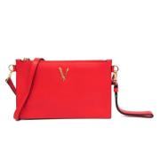 Pre-owned Leather shoulder-bags Versace Pre-owned , Red , Dames