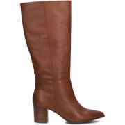 Dames Chelsea Laarzen in Cognac Leer Stefano Lauran , Brown , Dames