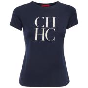 Pre-owned Cotton tops Carolina Herrera Pre-owned , Blue , Dames