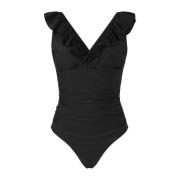 One-piece Cras , Black , Dames