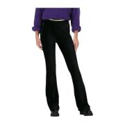 Flared Lourdes Broek Zwart Freebird , Black , Dames