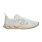 VLogo Easyjog Lage Leren Sneakers Valentino Garavani , White , Heren